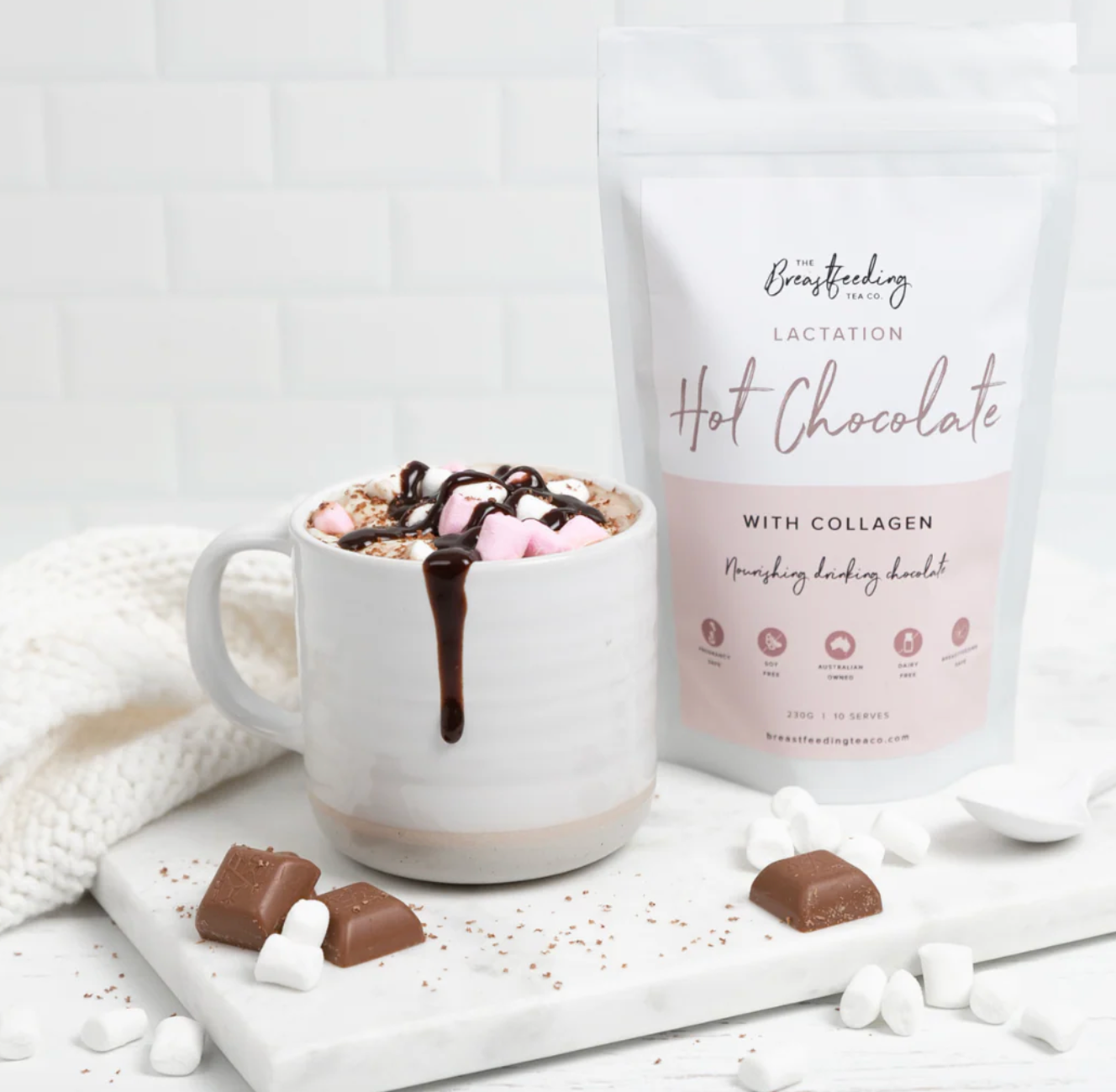 Lactation Hot Chocolate with Collagen